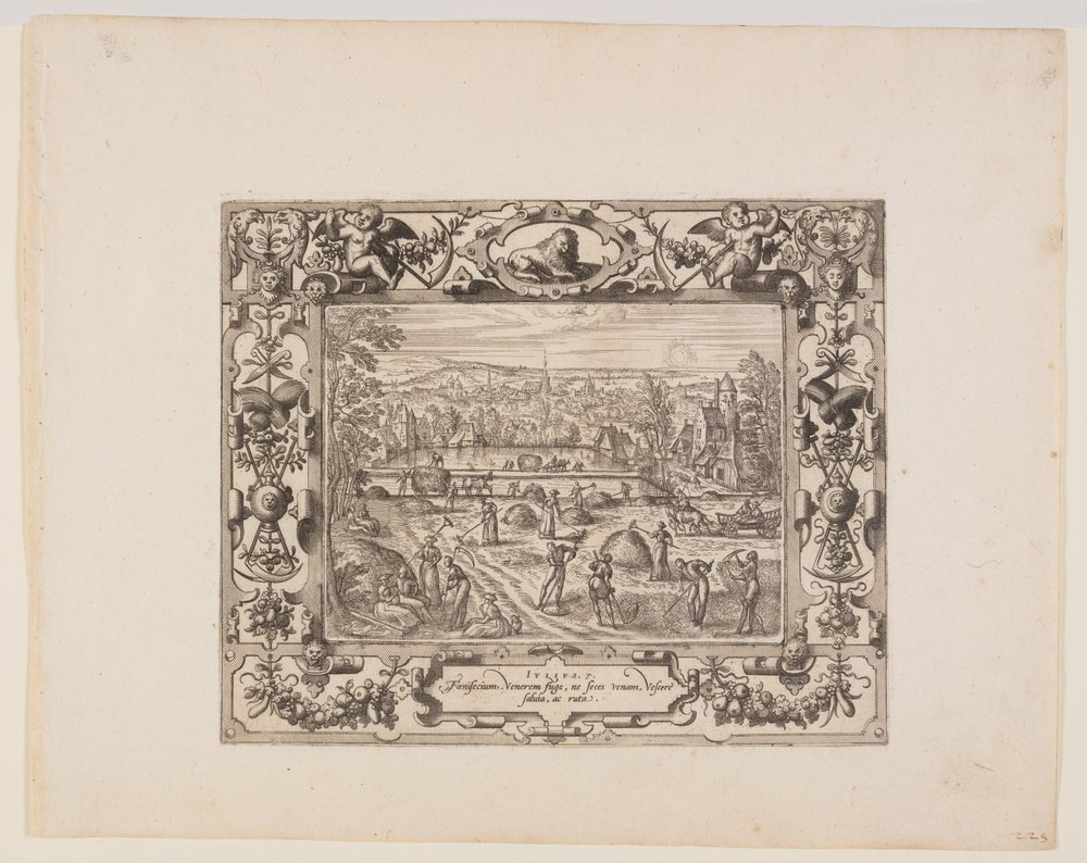 julho, de Os Doze Meses de Pieter van der Borcht