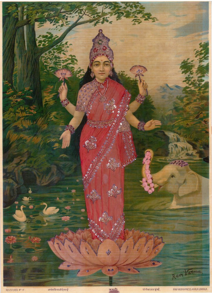 Lakshmi Embellished, de Ravi Varma Press, editar