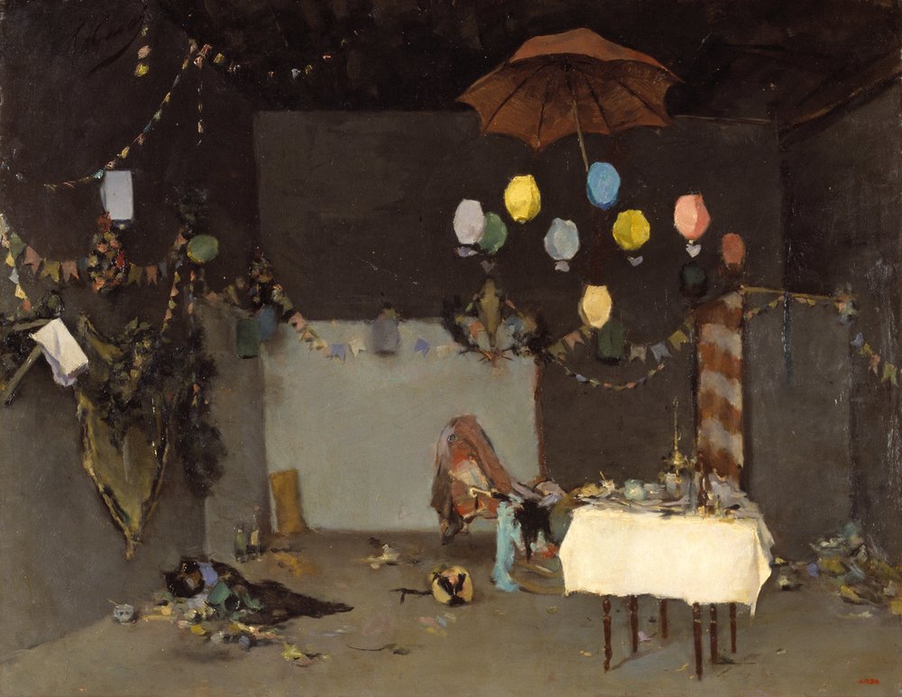 Interior do estúdio de Ramon Casas i Carbo