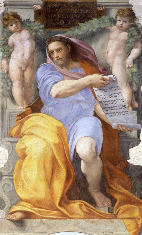 O profeta Isaías, 1512 de Raffaello Sanzio Raphael