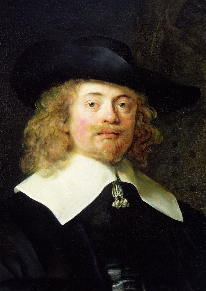 Retrato de corpo inteiro de um homem de pé, 1639 (detalhe) (ver 242009) de Rembrandt van Rijn
