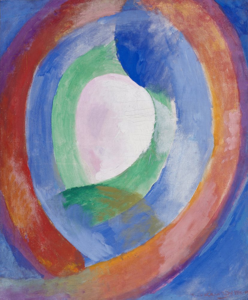 Formas circulares, lua n. 1 de Robert Delaunay