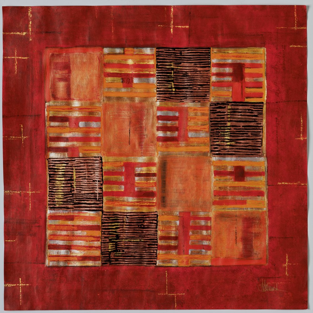 Sun, 2005 (guache, acrílico e caneta) de Sabira Manek