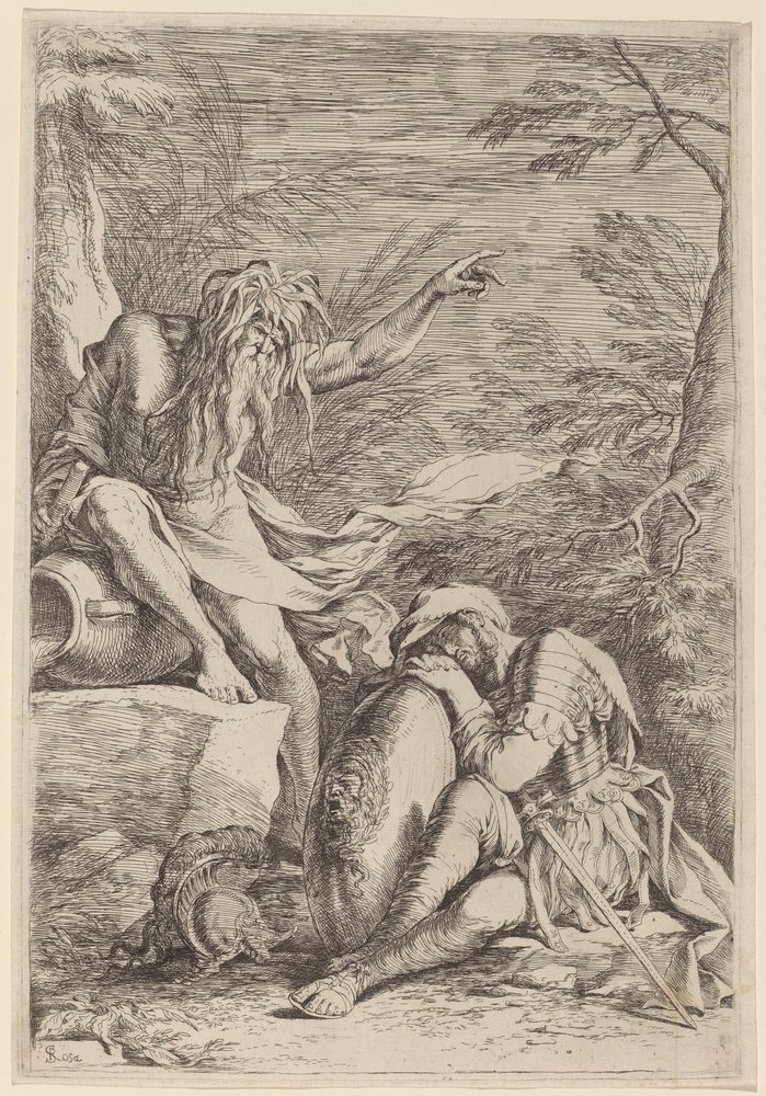 O sonho de Enéias de Salvator Rosa