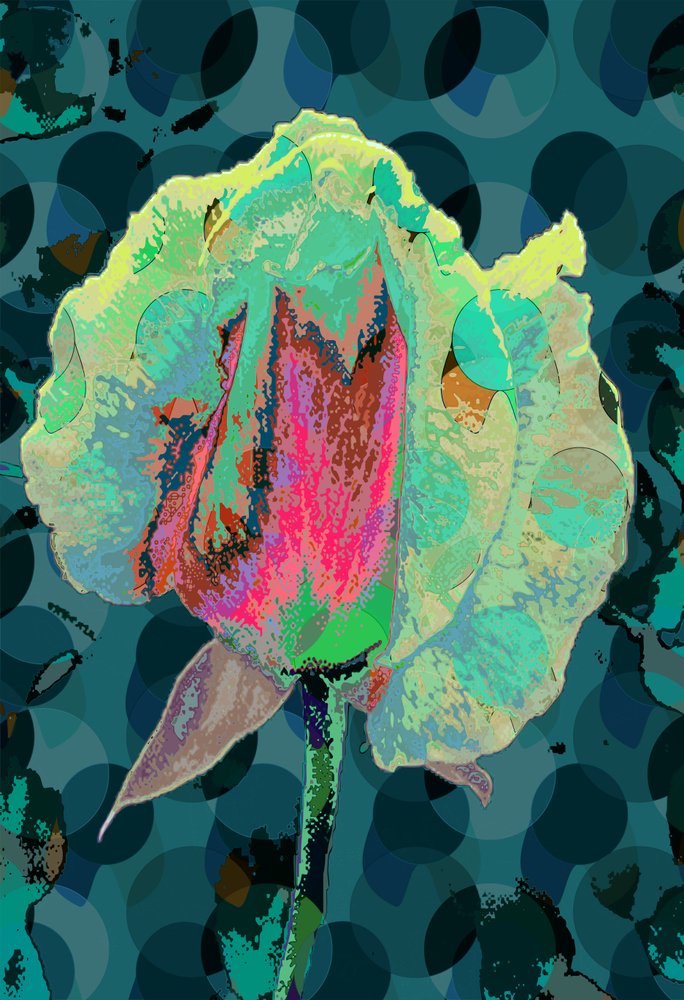 Chá Rosa 4 (digital) de Scott J. Davis