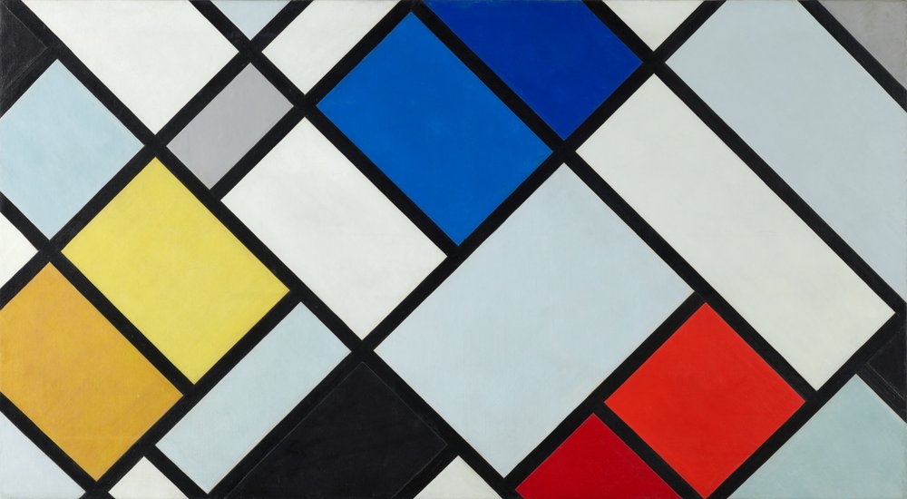 Contra-Composição das Dissonâncias, XVI, 1925 de Theo van Doesburg
