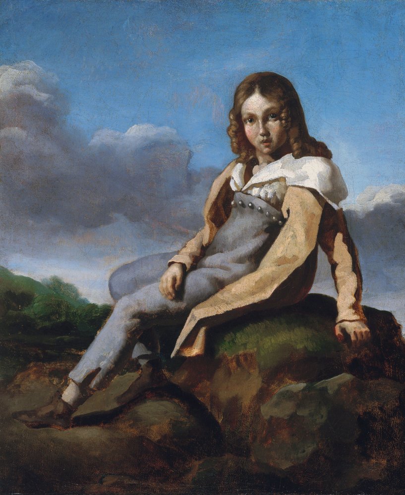 Alfred Dedreux (1810-1860) em criança de Theodore Gericault
