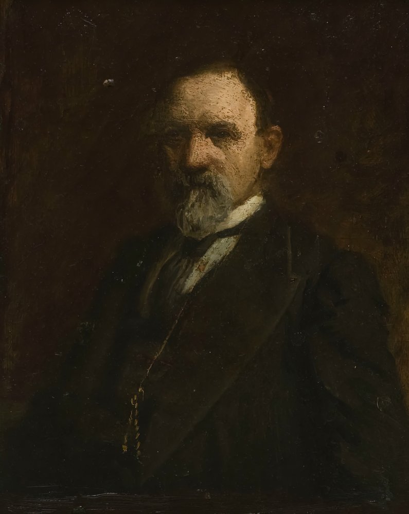 Estudo para Retrato de Joshua Ballinger Lippincott, 1892. de Thomas Eakins
