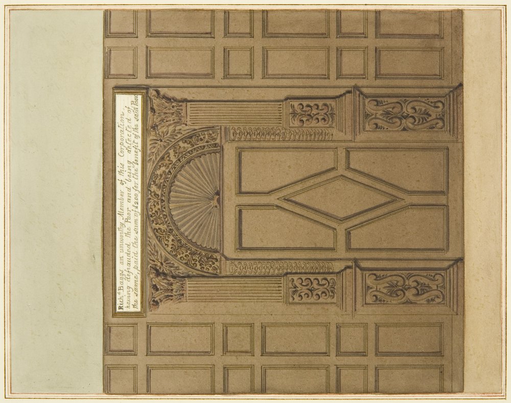 Porta Interior da Grande Sala da Casa da Moeda, agora Hospital São Pedro (aguarela sobre papel) de Thomas Leeson the Elder Rowbotham
