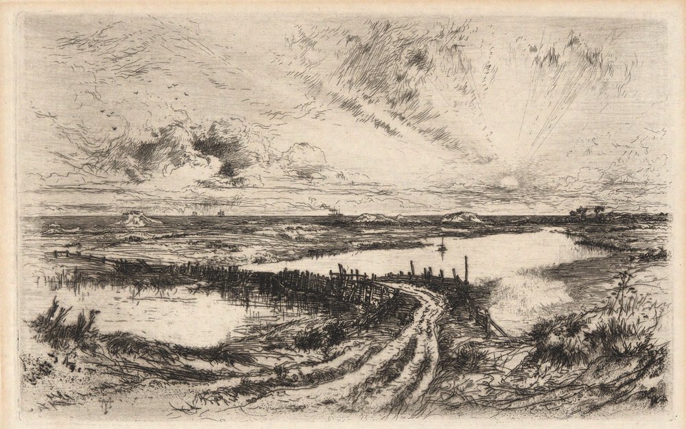 Nascer do sol de Thomas Moran