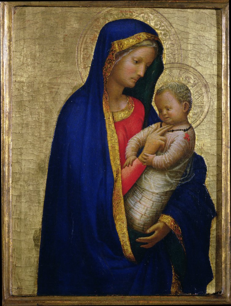 Madonna Casini (tempera e folha de ouro no painel) de Tommaso Masaccio