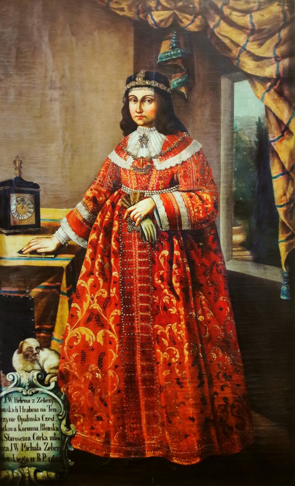 Retrato de Helena Opalińska ou Zebrzydowska. de Unbekannt Unbekannt