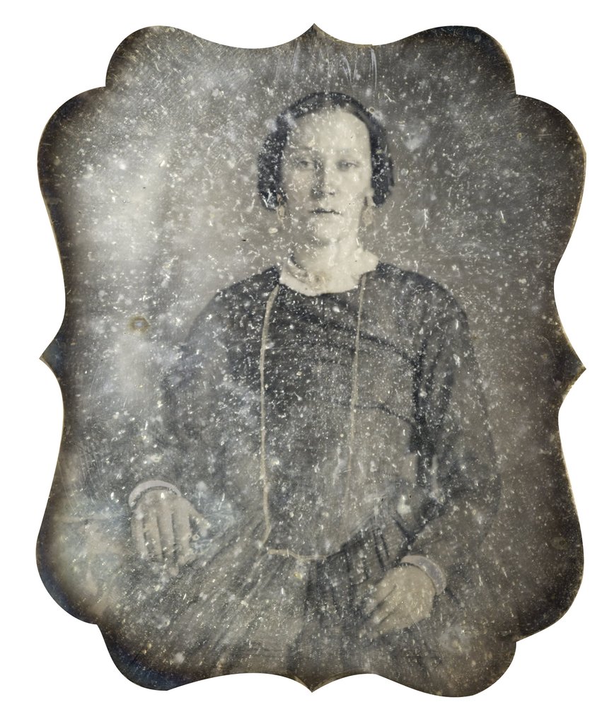 (Sem título) (Retrato de uma mulher) de Unbekannt Unbekannt