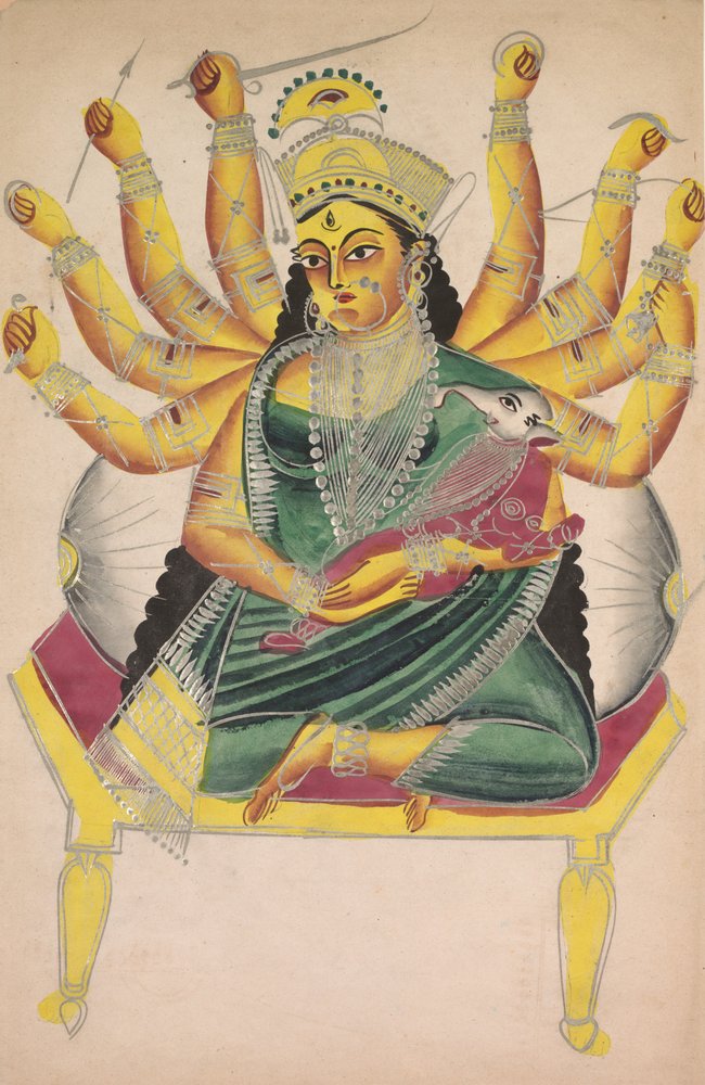 Ganesha-Janani Mãe de Ganesh, 1800s. de Unbekannt