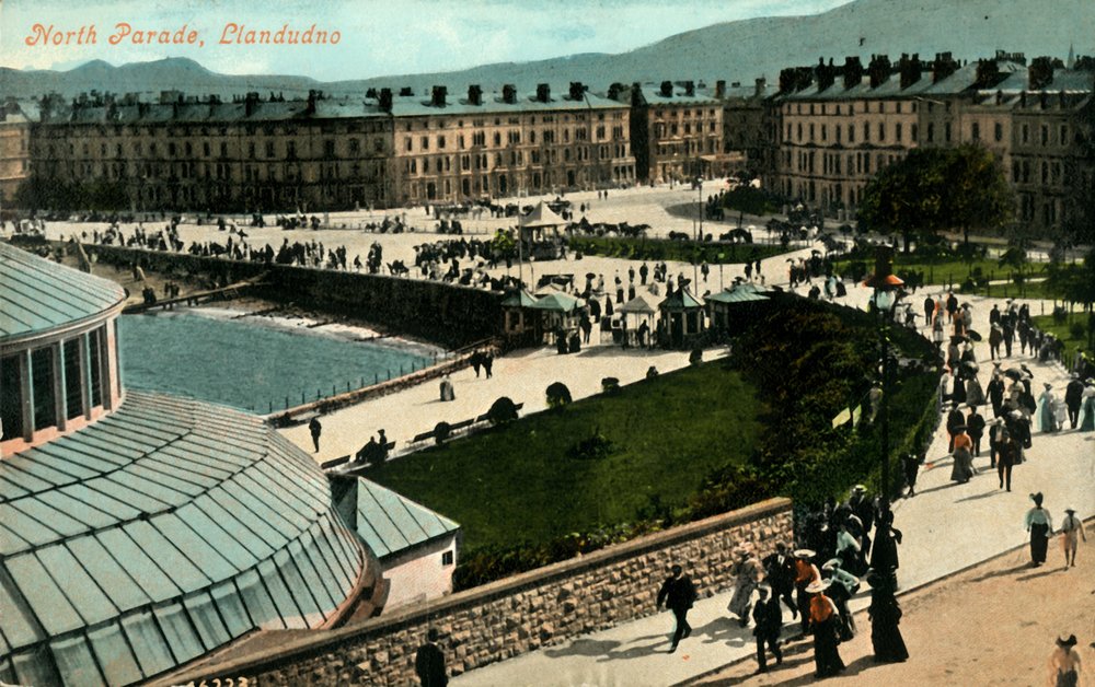 North Parade, Llandudno, final do século XIX e início do século XX. de Unbekannt