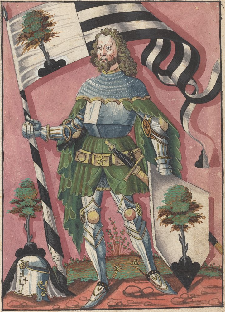 Porta-estandarte, segundo quartel do século XVI. de Unbekannt