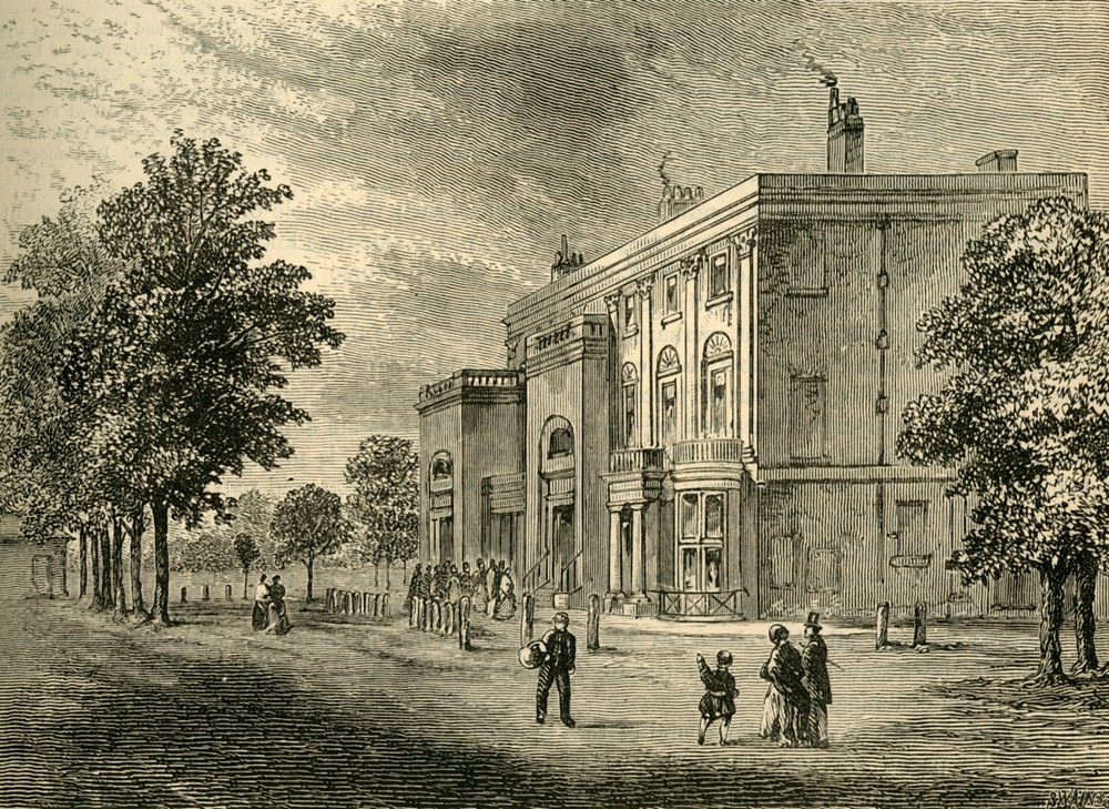 Os braços de Eyre em 1820, c1876. de Unbekannt