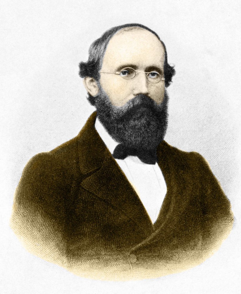 Retrato de Bernhard Riemann (1826-1866), matemático alemão de Unknown artist