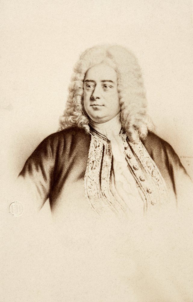 Retrato de George Frideric Handel | Unknown photographer