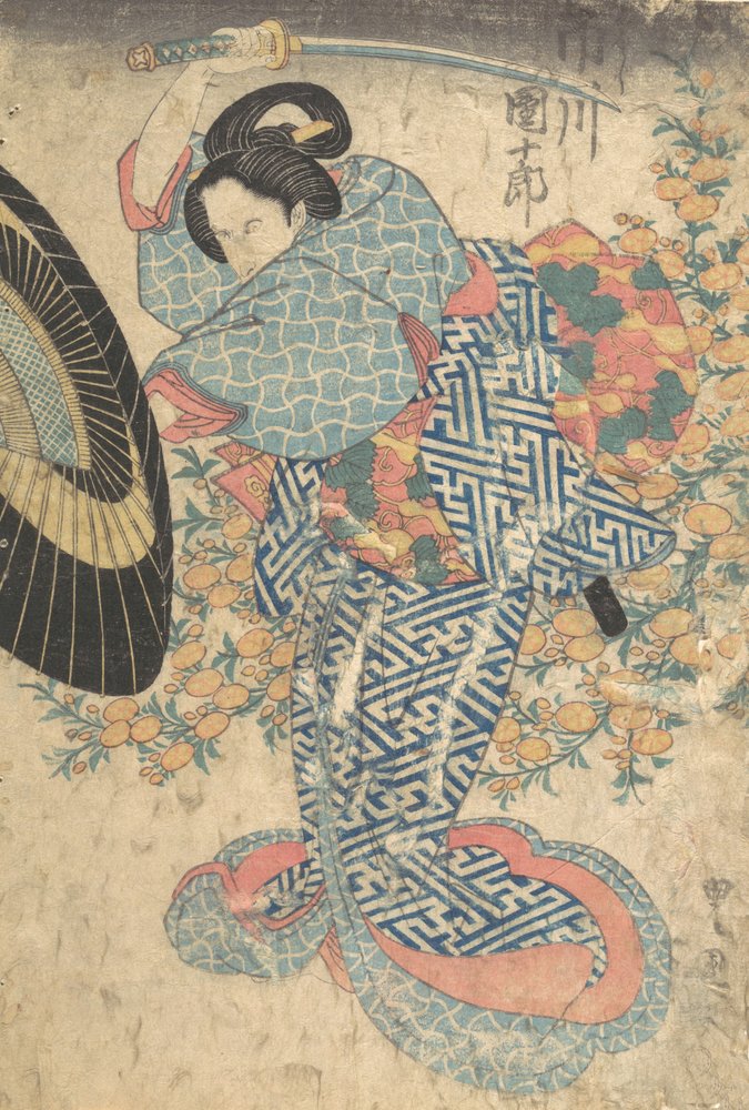 Impresso, século 19., século 19. de Utagawa Kunisada