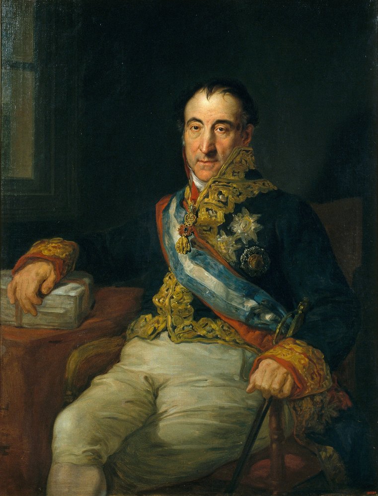 Dom Pedro Gómez Labrador, marquês de Labrador 1755-1852, representante da Espanha no Congresso de de Vicente Lopez y Portana