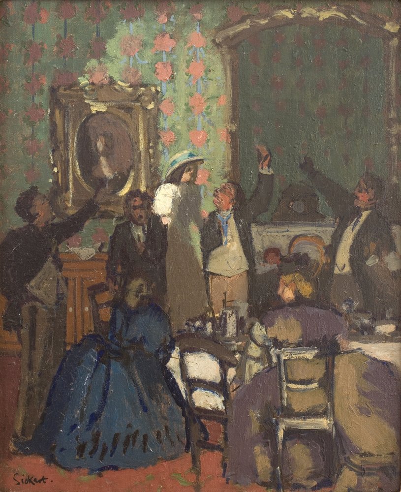 O brinde. Trelawny dos Poços de Walter Richard Sickert