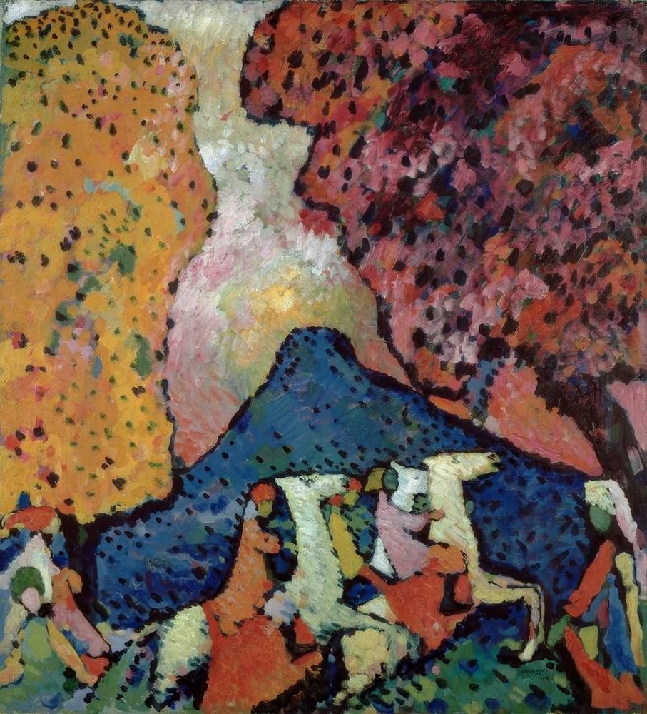 Montanha azul de Wassily Kandinsky
