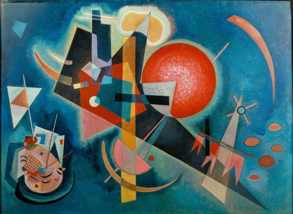 Em azul | Wassily Kandinsky | Impressão de arte