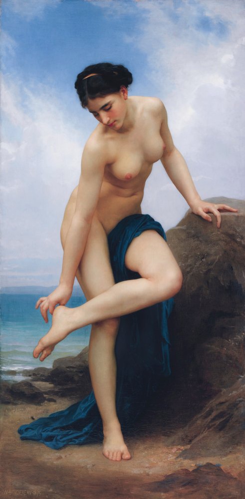 Depois do banho de William-Adolphe Bouguereau
