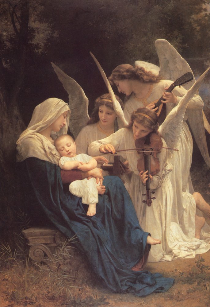 Canção dos Anjos, 1881 de William-Adolphe Bouguereau