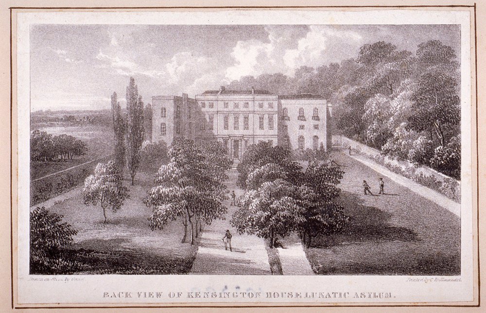 Vista de Kensington House Lunatic Asylum, c.1830 de William Gauci