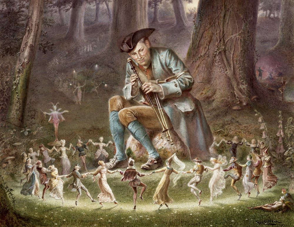 Dança das fadas, 1882 de William Holmes Sullivan