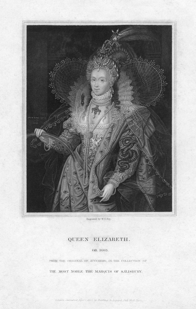 Elizabeth I, rainha da Inglaterra, 1832. de William Thomas Fry