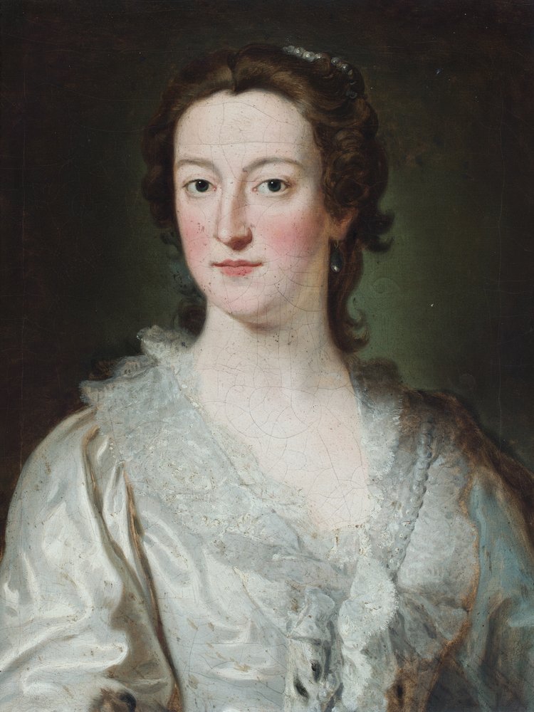 Retrato de Elizabeth Percy, Duquesa de Northumberland (óleo sobre tela) de William Webster Hoare