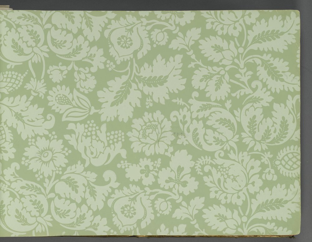 Livro de amostra de papel de parede, antes de 1917 (impressão) de William and Company Morris