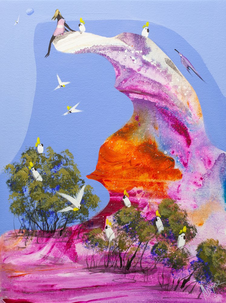 Pousada colorida das cacatuas de Adam Bogusz