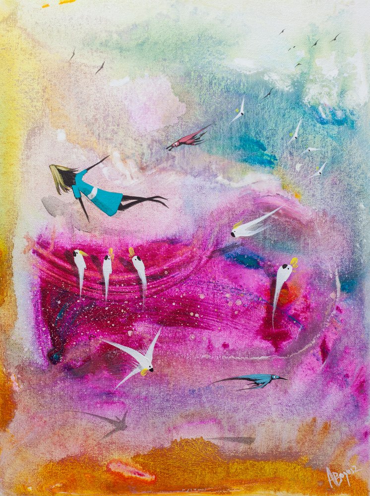 Voo dos Sonhos Coloridos de Adam Bogusz