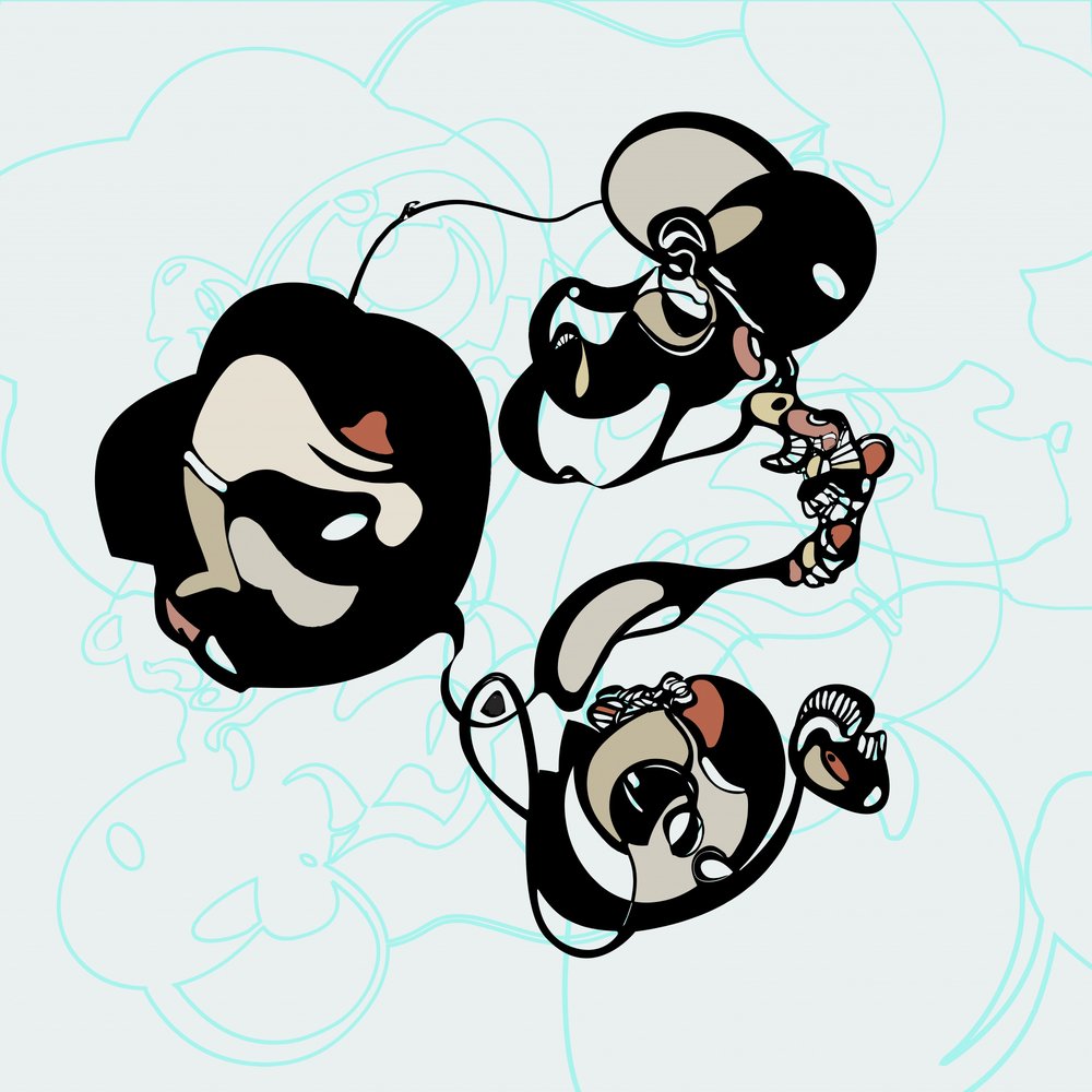 Formas abstratas em movimento de Alejandra Winkhaus