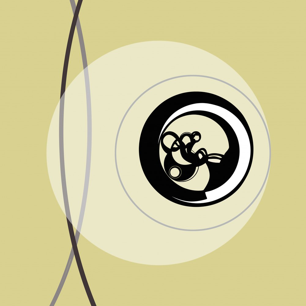 Círculos abstratos em espiral de Alejandra Winkhaus