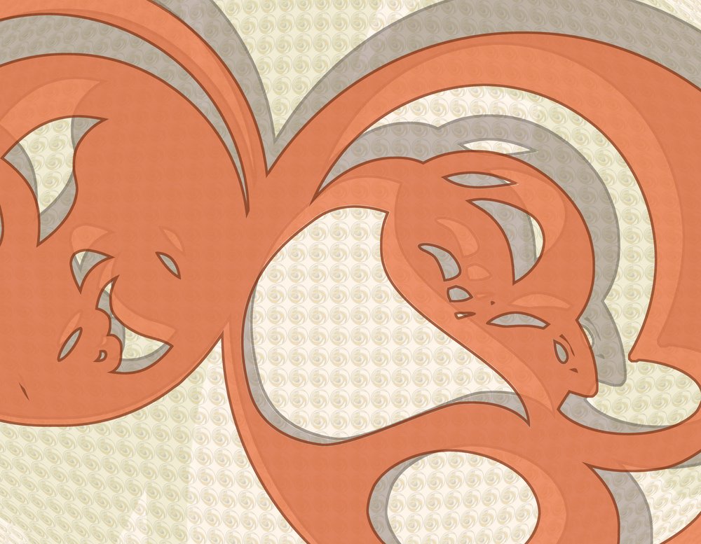 Curvas abstratas fluidas de Alejandra Winkhaus