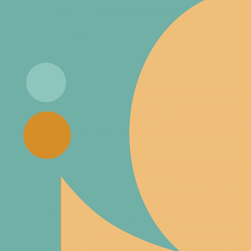 Curvas geométricas serenas de Alejandra Winkhaus