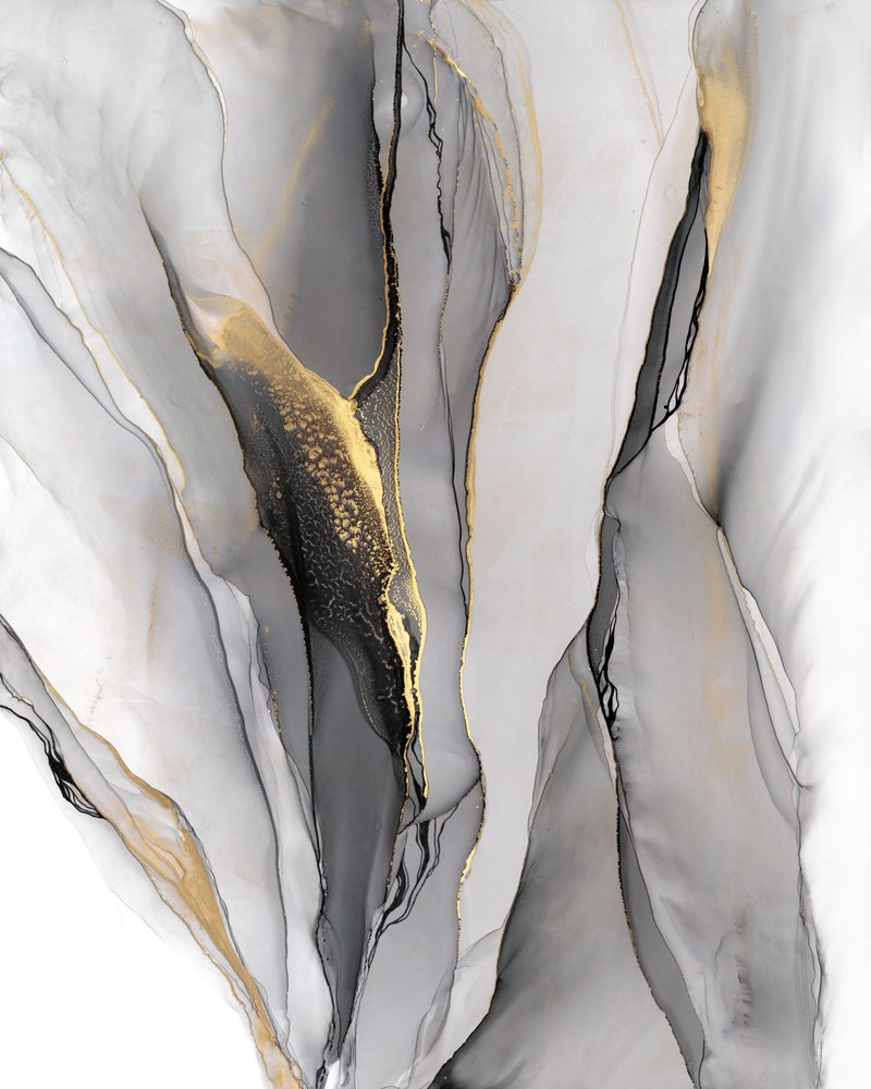 Fluxo de Tinta Dourada de Alevtina Shelest