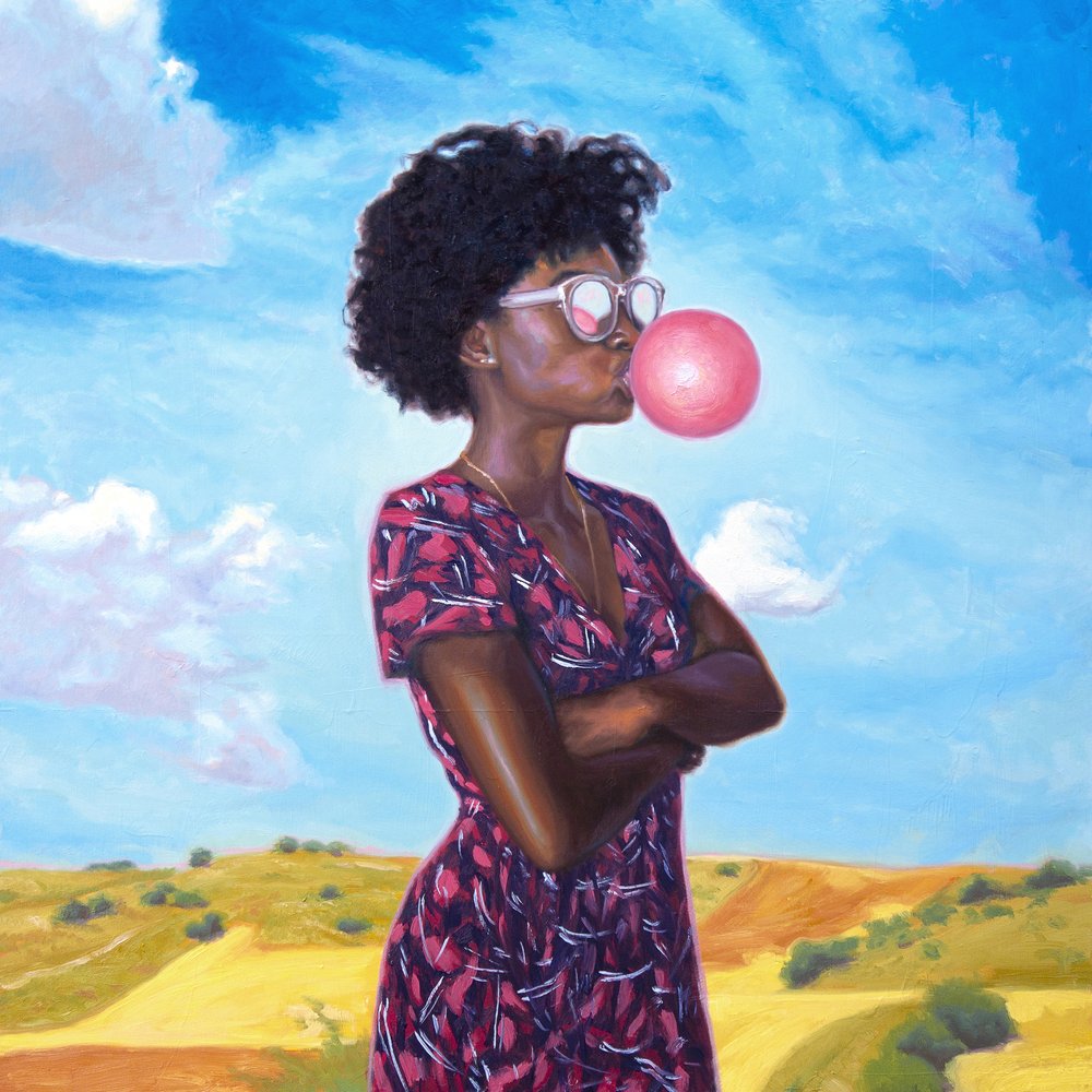 Pop de pastilha elástica confiante de Alexander Grahovsky