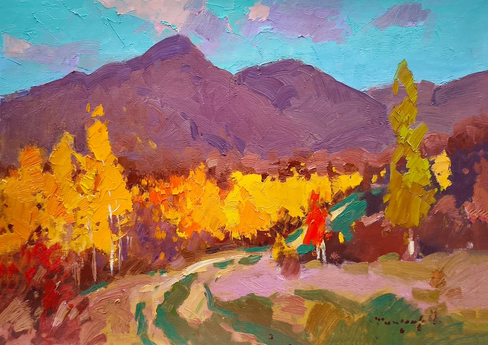 Trilha de Outono na Montanha de Alexander Shandor