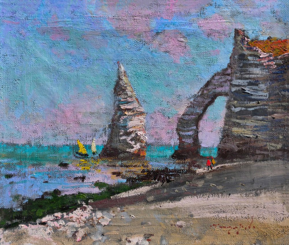 Falésias e Arco de Etretat de Alexander Shandor