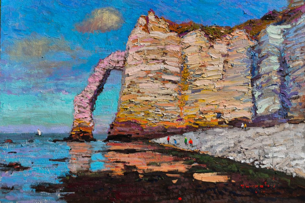 Falésias e Arco de Etretat de Alexander Shandor