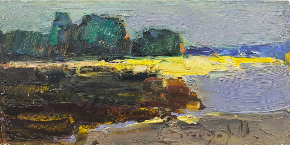 Paisagem abstrata vibrante de Alexander Shandor