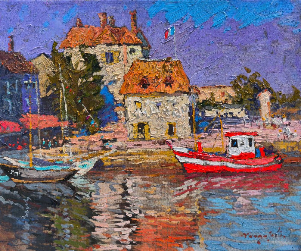 Porto da Vibrant Boats de Alexander Shandor