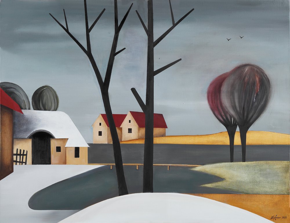 Paisagem serena de inverno de Alexander Trifonov