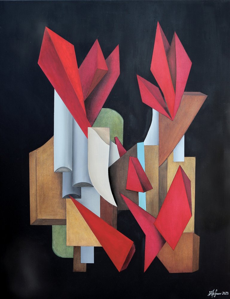 Formas geométricas vibrantes de Alexander Trifonov